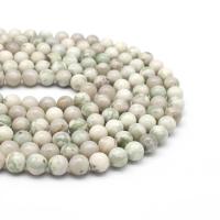 Lucky Stone Beads, Round, polished, DIY white cm 