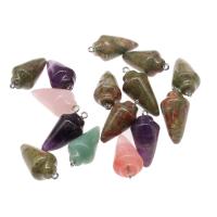 Gemstone Jewelry Pendant, Conch, polished & DIY 32*15mm 