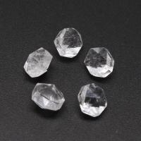 Naturquarz Dekoration, Klarer Quarz, Rhombus, poliert, DIY, klar, 8*6mm, verkauft von PC