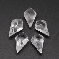 Naturquarz Dekoration, Klarer Quarz, Rhombus, poliert, DIY, klar, 15*8*6mm, verkauft von PC