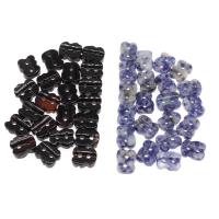 Gemischte Edelstein Perlen, poliert, unterschiedliche Farbe und Muster für die Wahl & DIY, keine, 12*9*4mm, verkauft von PC