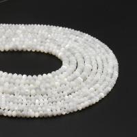 Perles en coquillage blanc naturel, coquille, Rond, différentes couleurs et motifs pour le choix & DIY & normes différentes pour le choix, plus de couleurs à choisir, Vendu par brin