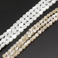 Perles en coquillage blanc naturel, coquille, coeur, DIY & normes différentes pour le choix, plus de couleurs à choisir, Vendu par brin