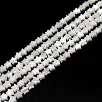 Natural White Shell Beads, Star, DIY 