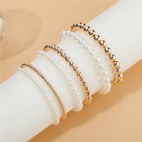 BCC Bracelets en plastique , plastique revêtu de cuivre, 6 pièces & pour femme, Diamètre inté Environ 55mm, Vendu par fixé