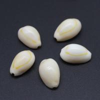 海の貝殻ビーズ, トランペット形貝, 巻貝, DIY & 異なるスタイルを選択, ベイジュ, 18*10*8mm, 穴:約 1mm, 500G/バッグ, 売り手 バッグ