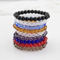 Bracelets de cristal, ananas, unisexe, plus de couleurs à choisir, 8mm Environ 7.5 pouce, Vendu par brin