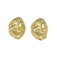 Brass Jewelry Beads, plated, DIY, golden, 12*9mm 