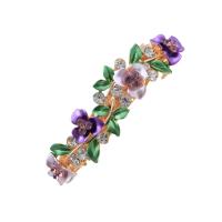 Hair Barrettes, Zinc Alloy, hair clip, fashion jewelry & for woman & with rhinestone 