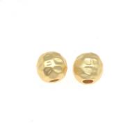 Brass Jewelry Beads, Round, plated, DIY, golden, 8*8mm 