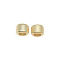 Brass Jewelry Beads, Column, plated, DIY, golden, 5*7mm 