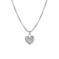 Stainless Steel Jewelry Necklace, silver color plated, for woman .5 Inch 