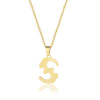 Stainless Steel Jewelry Necklace, gold color plated, for woman .5 Inch 