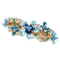 Hair Barrettes, Zinc Alloy, fashion jewelry & for woman & with rhinestone 