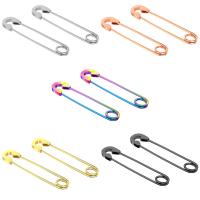 ステンレス鋼の耳ピアスジュエリー, ステンレス, ペーパー クリップ, メッキ, ライン石のある, 無色, 37.8mm, 売り手 パソコン