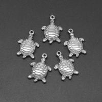 Stainless Steel Animal Pendants, die-casting, DIY, silver color, 21*15*4mm 