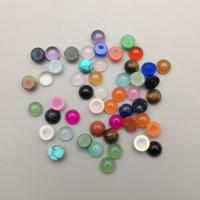 Gemstone Cabochons, Natural Stone, Round, polished, DIY 4mm 