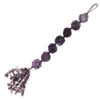 Hängende Ornamente, Amethyst, mit Klarer Quarz, Modeschmuck & für Frau, 275mm,21x21x21mm, verkauft von PC