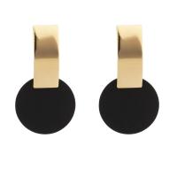 Pendientes de Perno de Aleación de Zinc, chapado en color dorado, para mujer, más colores para la opción, 23x41mm, Vendido por Par