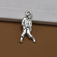 Zinc Alloy Jewelry Pendants, fashion jewelry & DIY, silver color 