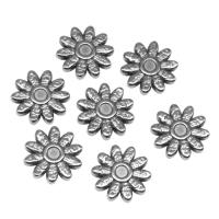 ステンレス鋼の宝石カボション, ステンレス, 花形, ダイカスト, DIY, シルバー, 12*12*2mm, 売り手 パソコン