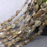 Perles Quartz rutile, poli Vendu par brin