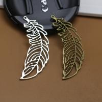 Zinc Alloy Leaf Pendants, fashion jewelry & DIY 