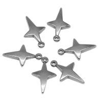 Stainless Steel Pendants, die-casting, DIY, silver color, 21*13*4mm 