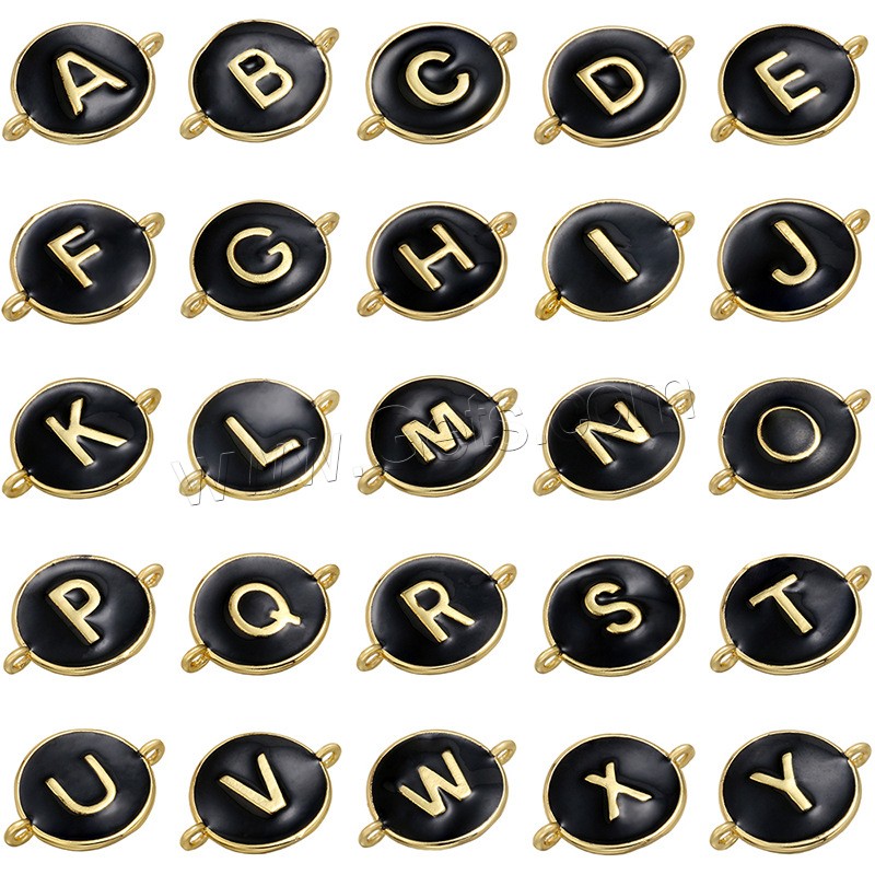 Enamel Brass Connector, plated, different designs for choice, more colors for choice, 18x3x13mm, Hole:Approx 1mm, Sold By PC