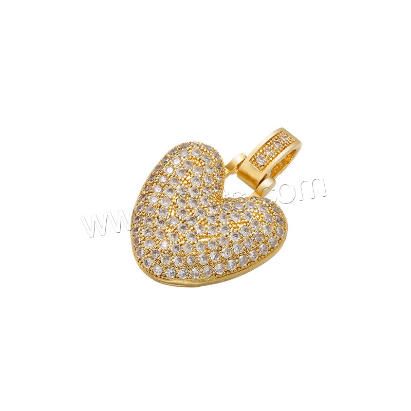 Cubic Zirconia Micro Pave Brass Pendant, Alphabet Letter, plated, different styles for choice & micro pave cubic zirconia, more colors for choice, 17x29mm, Hole:Approx 4mm, Sold By PC