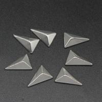 ステンレス鋼の宝石カボション, ステンレス, 三角形, ダイカスト, DIY, シルバー, 12*9*3mm, 売り手 パソコン