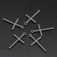 ステンレス鋼クロスペンダント, ステンレス, ダイカスト, DIY, シルバー, 26*15*3mm, 売り手 パソコン