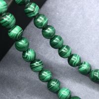 Natural Malachite Beads, Round, polished green Approx 15 Inch 