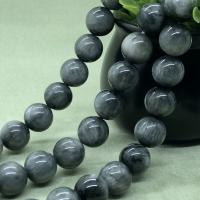 Hawk-eye Stone Beads, Round, polished yellow Approx 15 Inch 