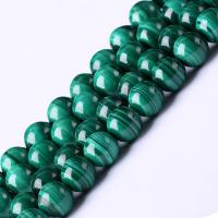 Natural Malachite Beads, Round, DIY Approx 39 cm 