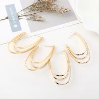 Brass Hoop Earring, durable & fashion jewelry 