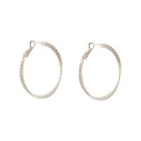 Brass Hoop Earring, durable & fashion jewelry 