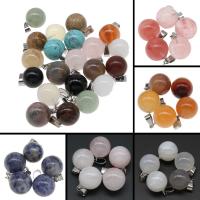 Gemstone Jewelry Pendant, Round, polished, DIY 25*14mm 