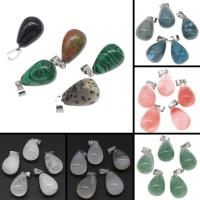 Gemstone Jewelry Pendant, Teardrop, polished, DIY 28*14mm 