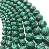 Natural Malachite Beads, Round, polished light purple Approx 15 Inch 