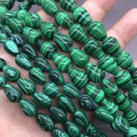 Natural Malachite Beads, Teardrop, polished Approx 15.7 Inch 