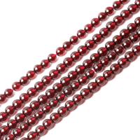 Natural Garnet Beads, Round, DIY Approx 39 cm 