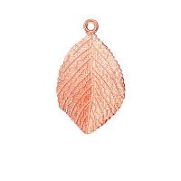 Zinc Alloy Leaf Pendants, plated, DIY 