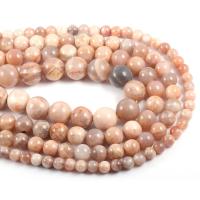 Sunstone Bead, Round, DIY pink 