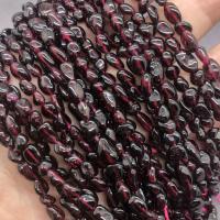 Natural Garnet Beads, Nuggets, polished, DIY, wine red color 