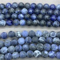 Perles en sodalite, Rond, normes différentes pour le choix & styles différents pour le choix Environ 14.6 pouce, Vendu par brin