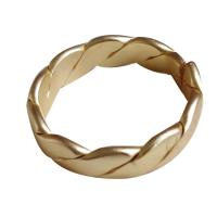 Zinklegierung Fingerring , plattiert, Modeschmuck, Goldfarbe, verkauft von PC