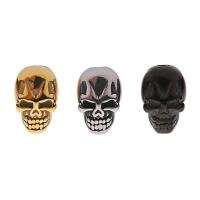 Stainless Steel Beads, Skull, plated 