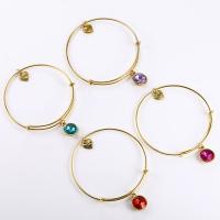 Fashion Zinc Alloy Bangle, with Crystal, plated, fashion jewelry 