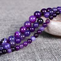 Synthetic Gemstone Beads, Round, polished purple Approx 15.4 Inch 